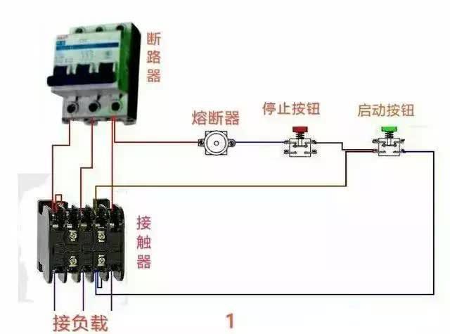 常用交流接触器实物接线图，简单明了！纯纯的干货！