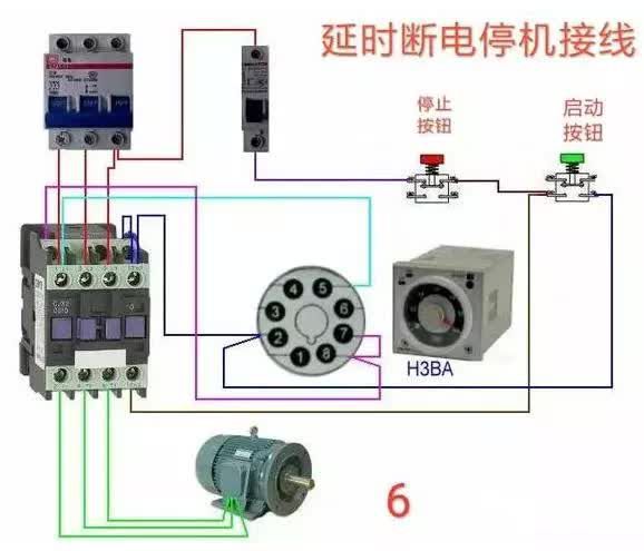常用交流接触器实物接线图，简单明了！纯纯的干货！