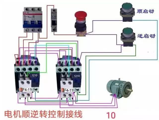常用交流接触器实物接线图，简单明了！纯纯的干货！
