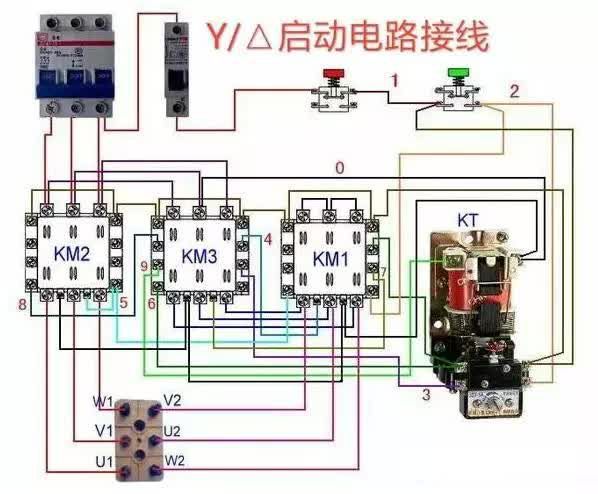 常用交流接触器实物接线图，简单明了！纯纯的干货！